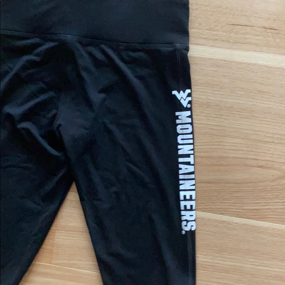 PINK Victoria’s Secret WVU Leggings (Size Small)